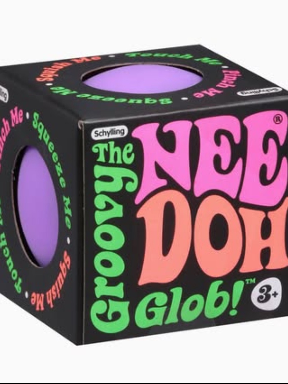 Groovy The NeeDoh Glob! Purple Squeeze Toy ( New in box)